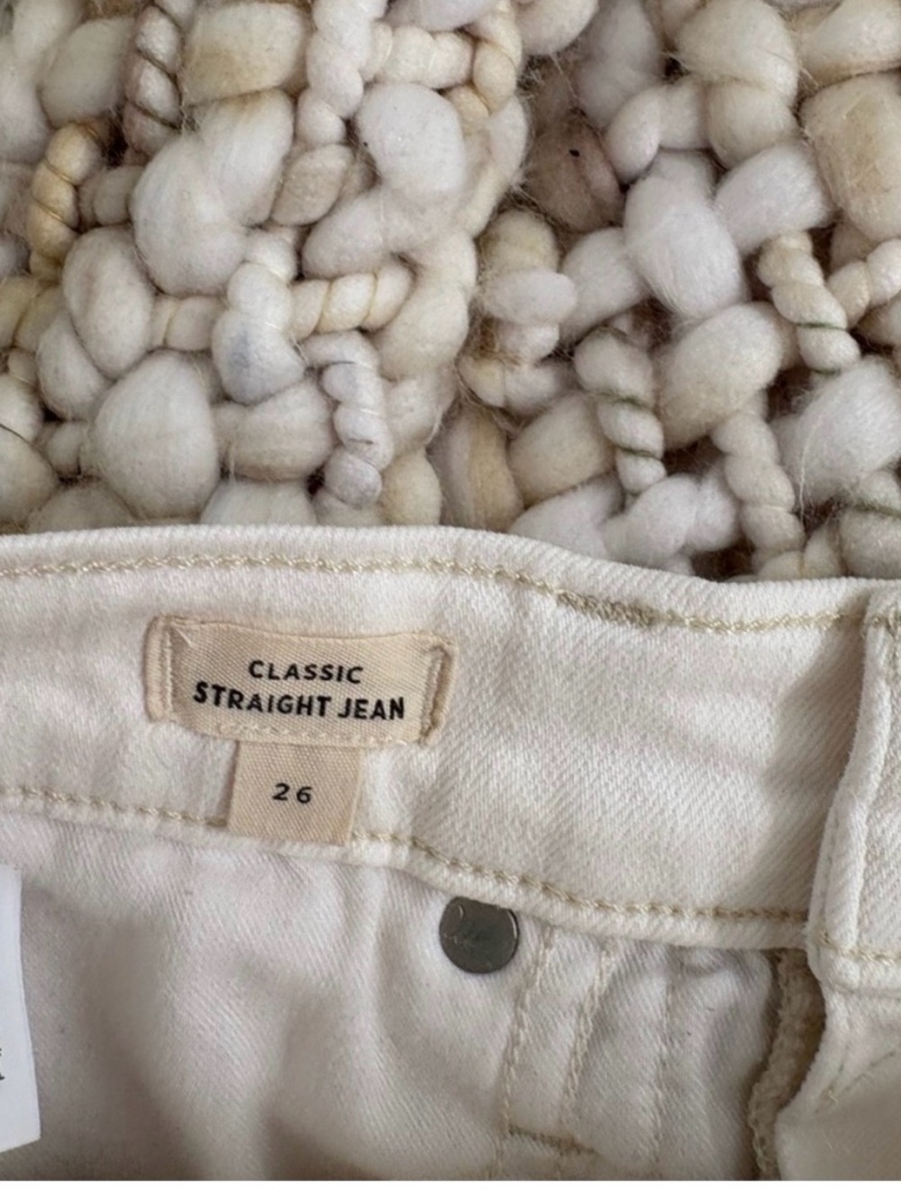 Madewell white Straight-Leg Jeans - Picture 4 of 4